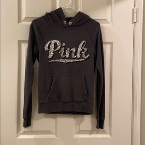 Pink sequin sweatshirt